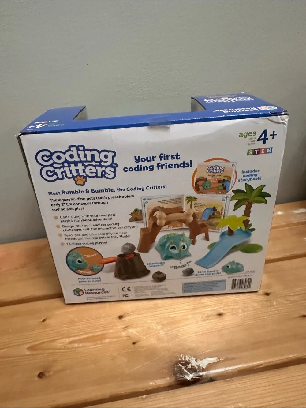 Learning Resources Coding Critters Rumble & Bumble interactive STEM toy set